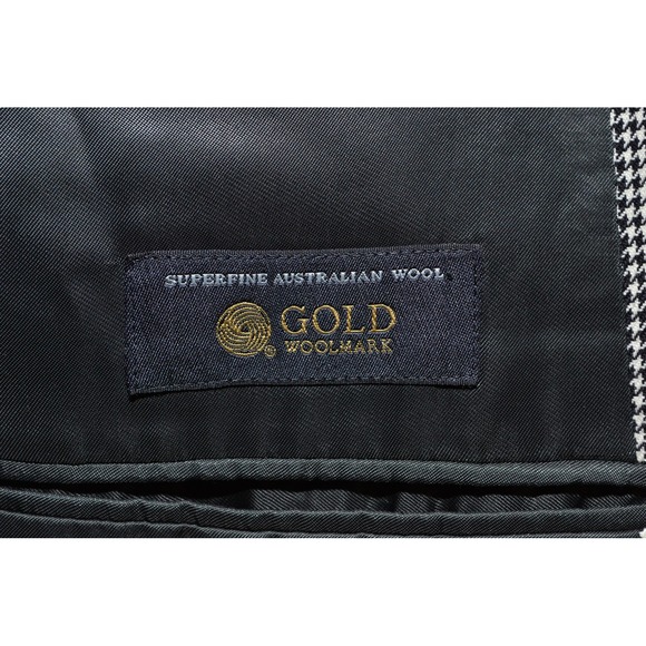 Ermenegildo Zegna Blazer‎ Mens 44 Houndstooth Wool 15milmil15 Italy Sport Coat - Picture 10 of 16